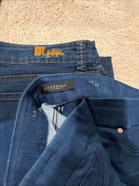 Size 14 jeans set in Deep Blue Denim